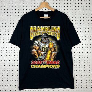 Grambling State University Football SWAC Champions Size Large Black 2008 HBCU